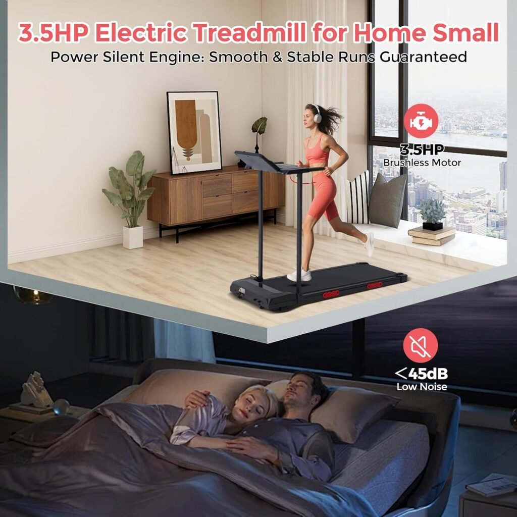 best HevGlrm Walking Pad Treadmill with Handle Bar